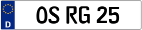 Truck License Plate